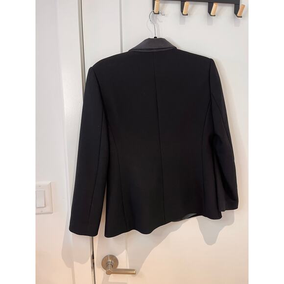 Maje Black Single Breasted One Button Blazer Size Large - Picture 3 of 10